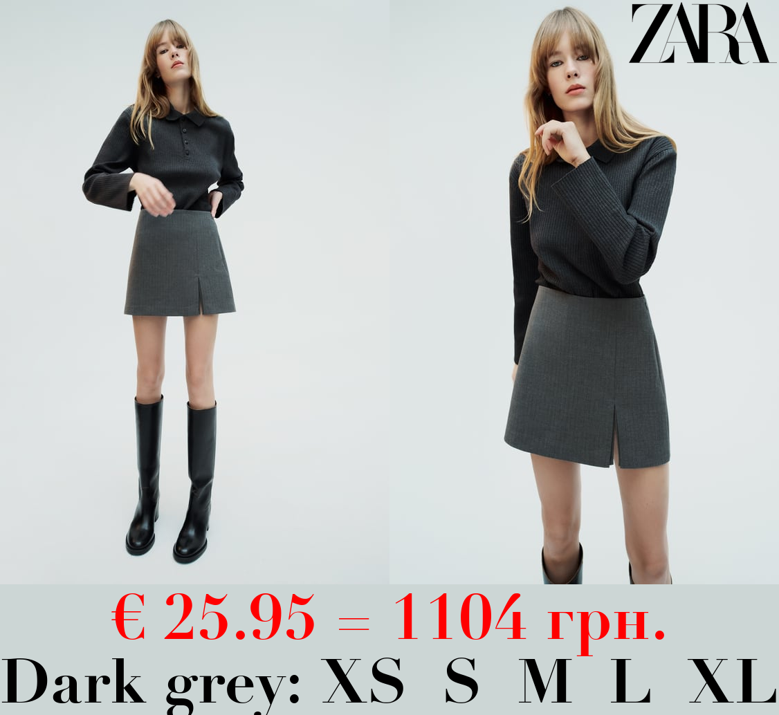 SKORT WITH SLIT DETAIL