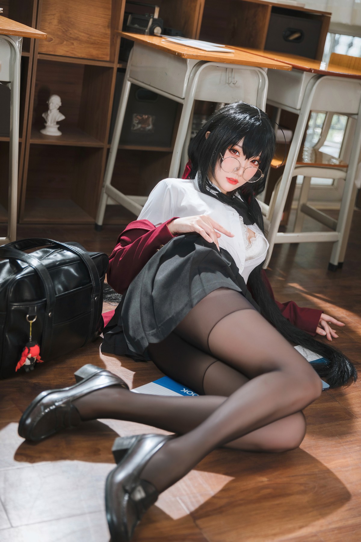 Cosplay 瓜希酱 大凤JK 17