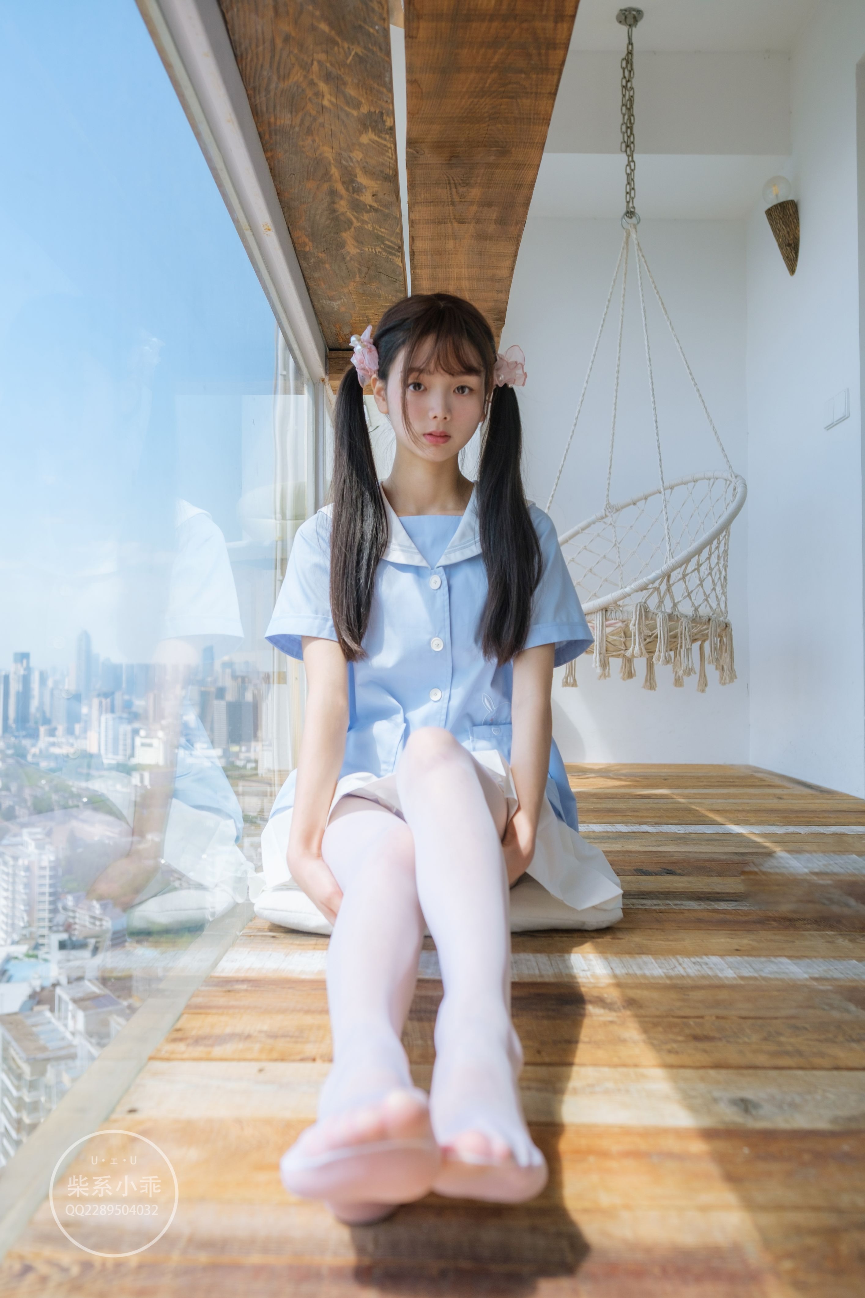 稚乖画册 - NO.01 晴空01 白丝双马尾jk [79P-600MB] 35
