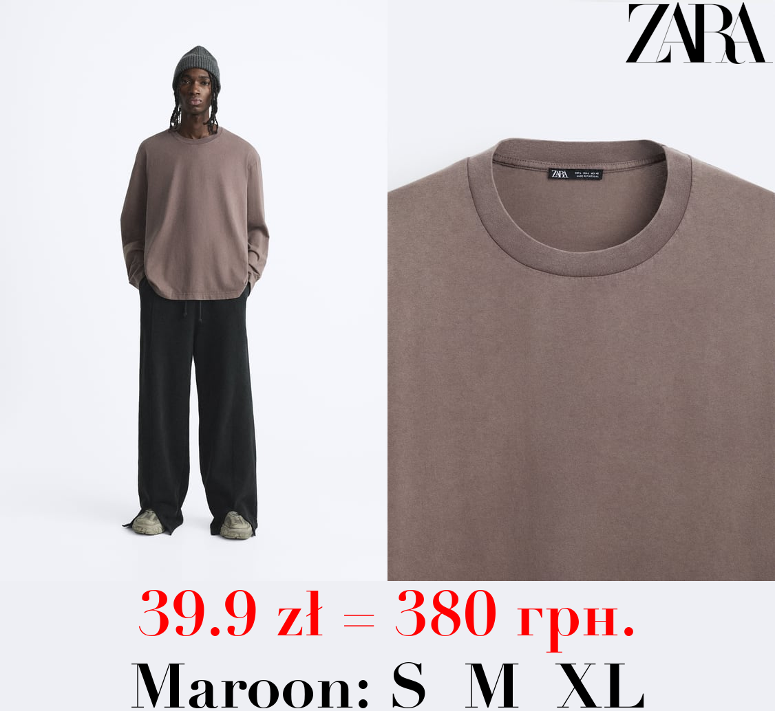 FADED LONG SLEEVE TOP