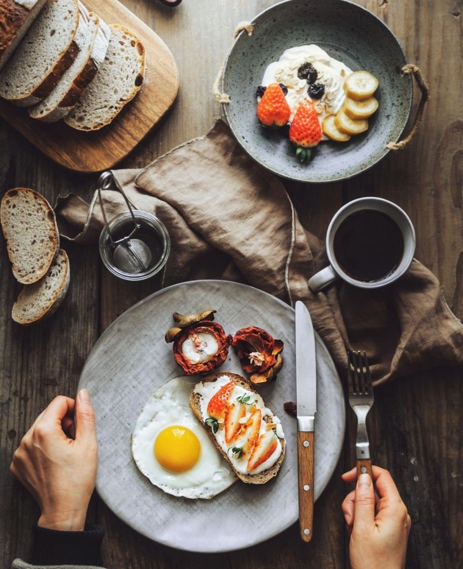 Красивые фото завтраков для инсты