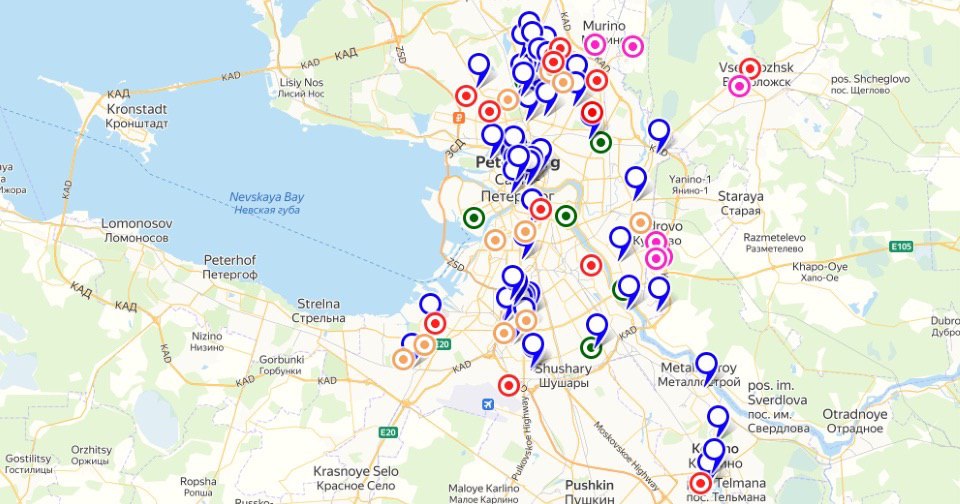 Карта бомбоубежищ санкт петербурга