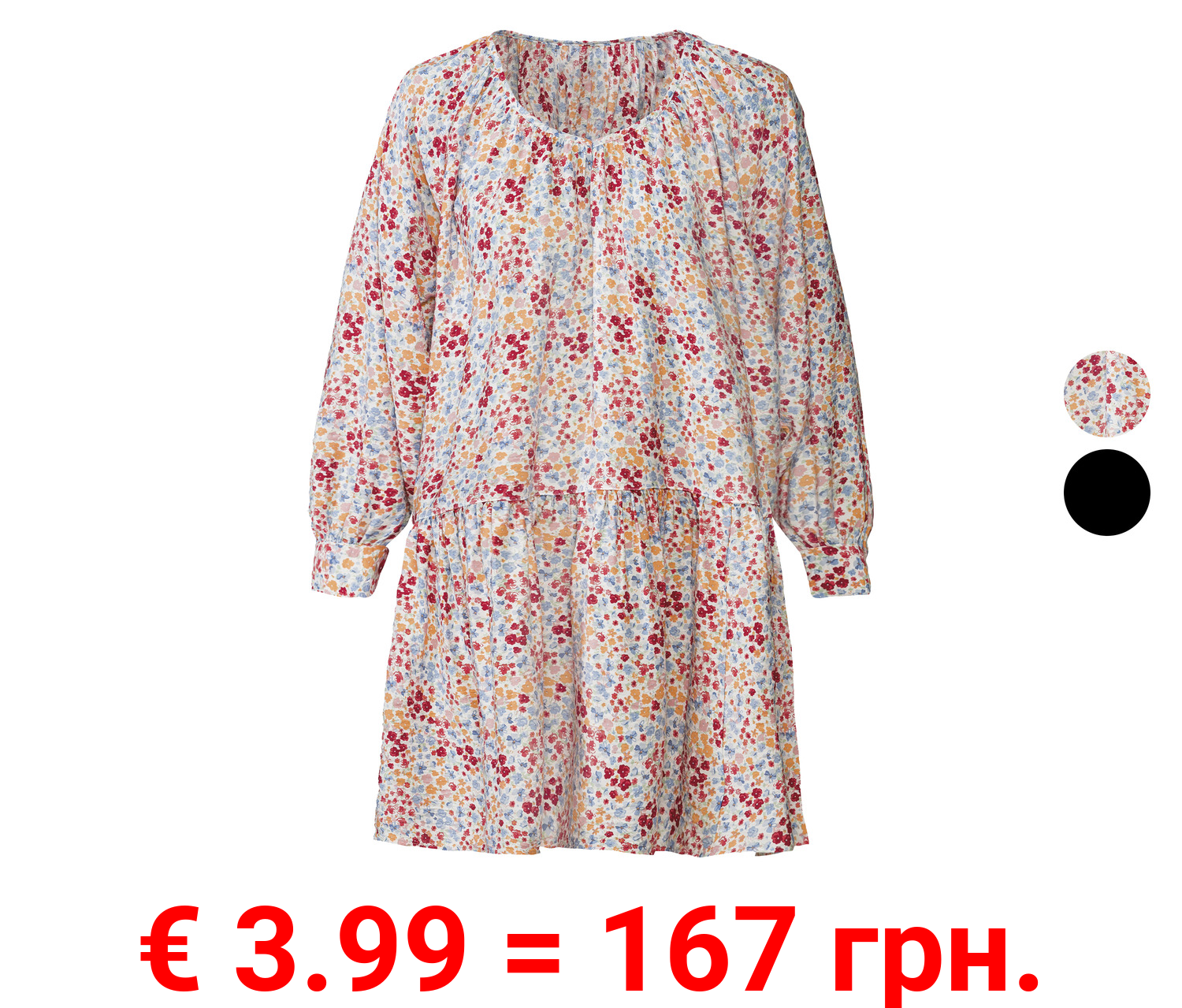 esmara® Damen Kleid modischem Volant