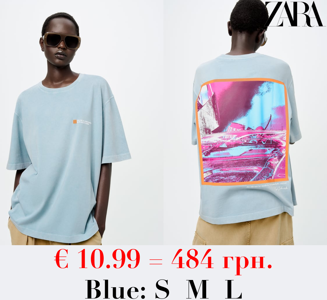 T-SHIRT WITH BACK PRINT