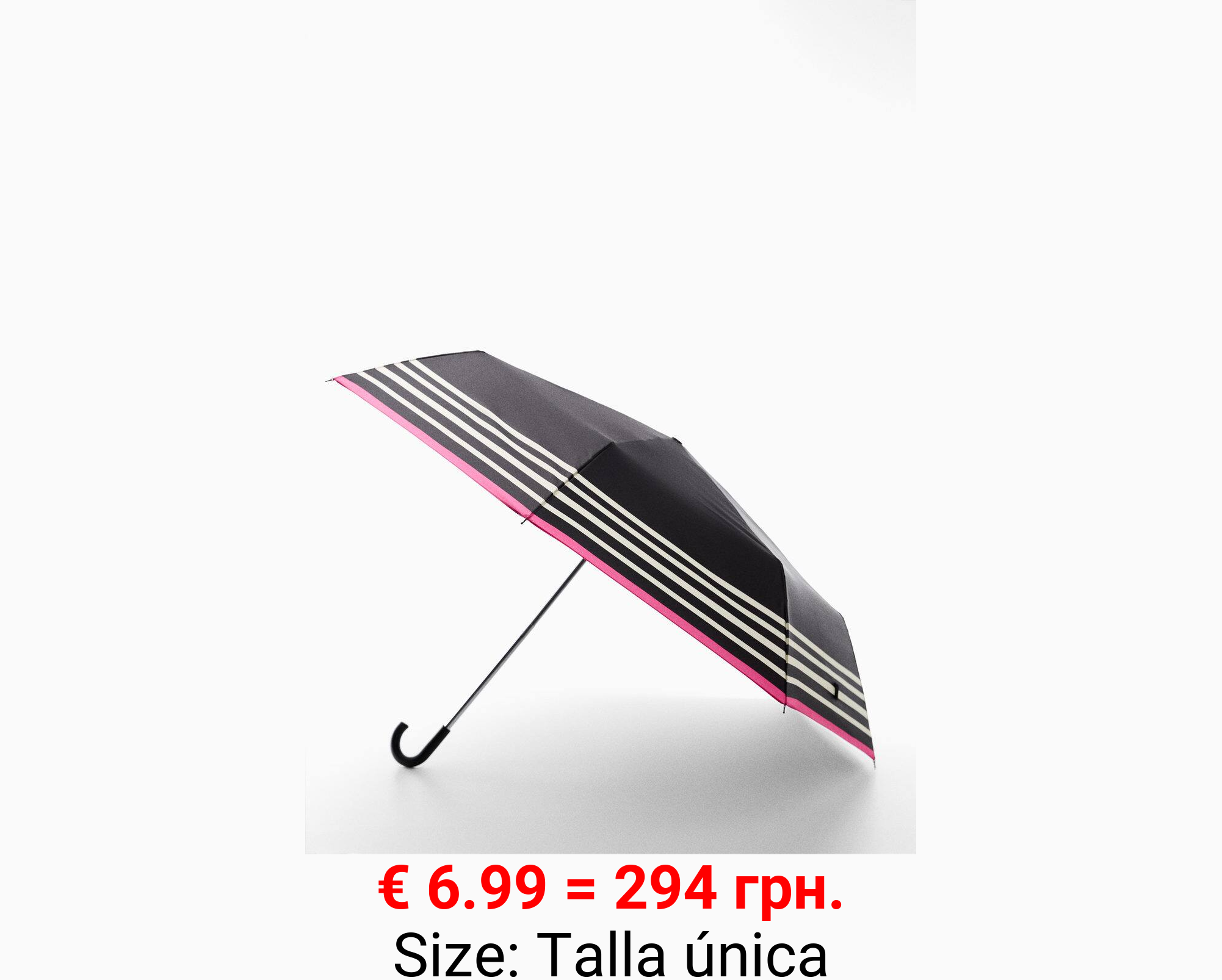 Paraguas plegable rayas