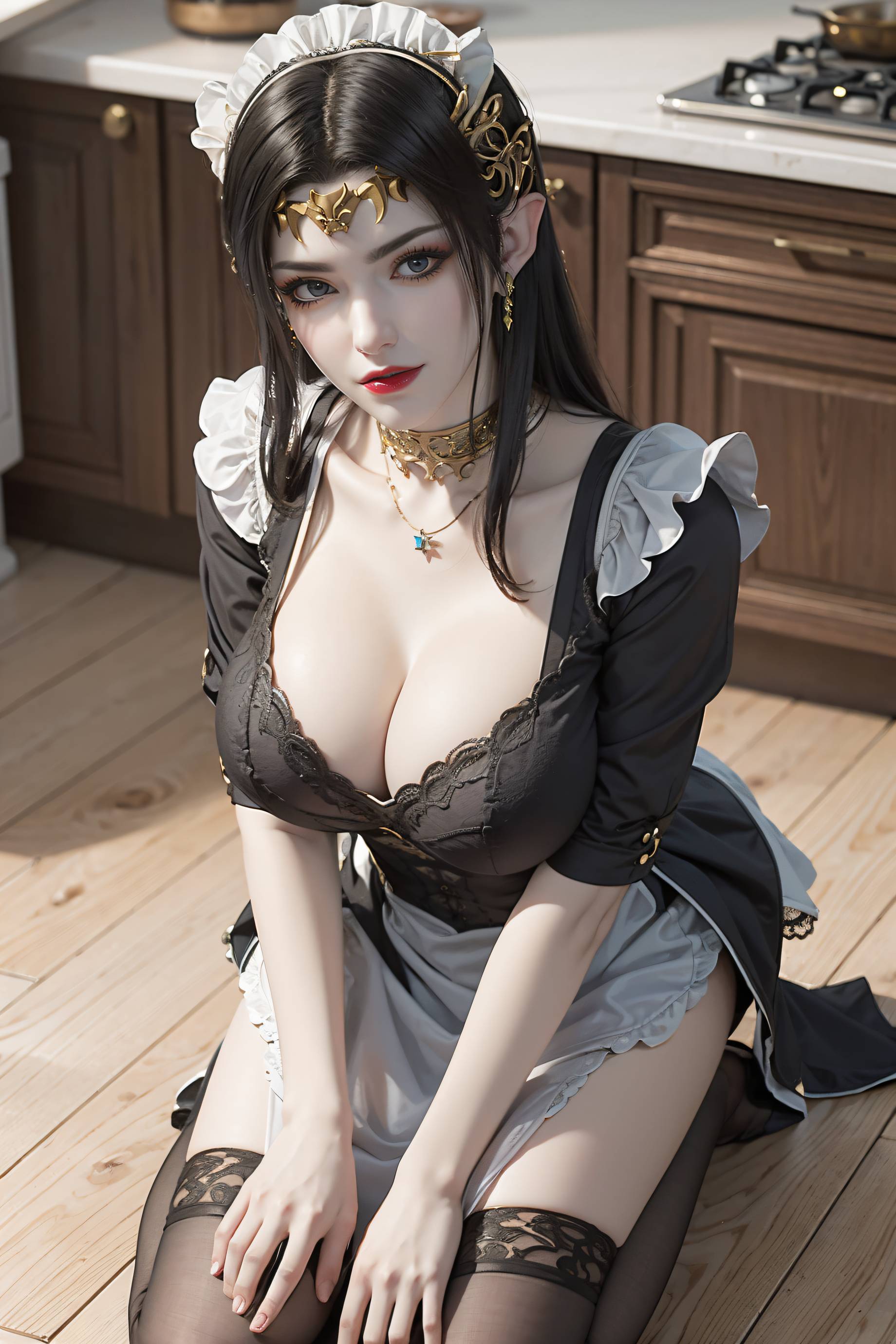 图片[36]-斗破苍穹-美杜莎 居家女仆装-六色网