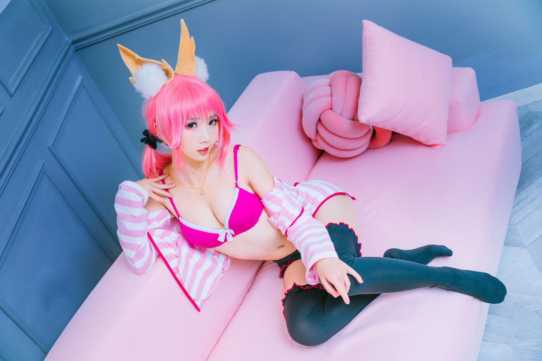 Cosplay 面饼仙儿 玉藻前日常 15
