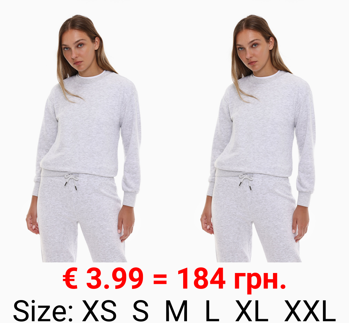 Basic tracksuit sweatshirt
