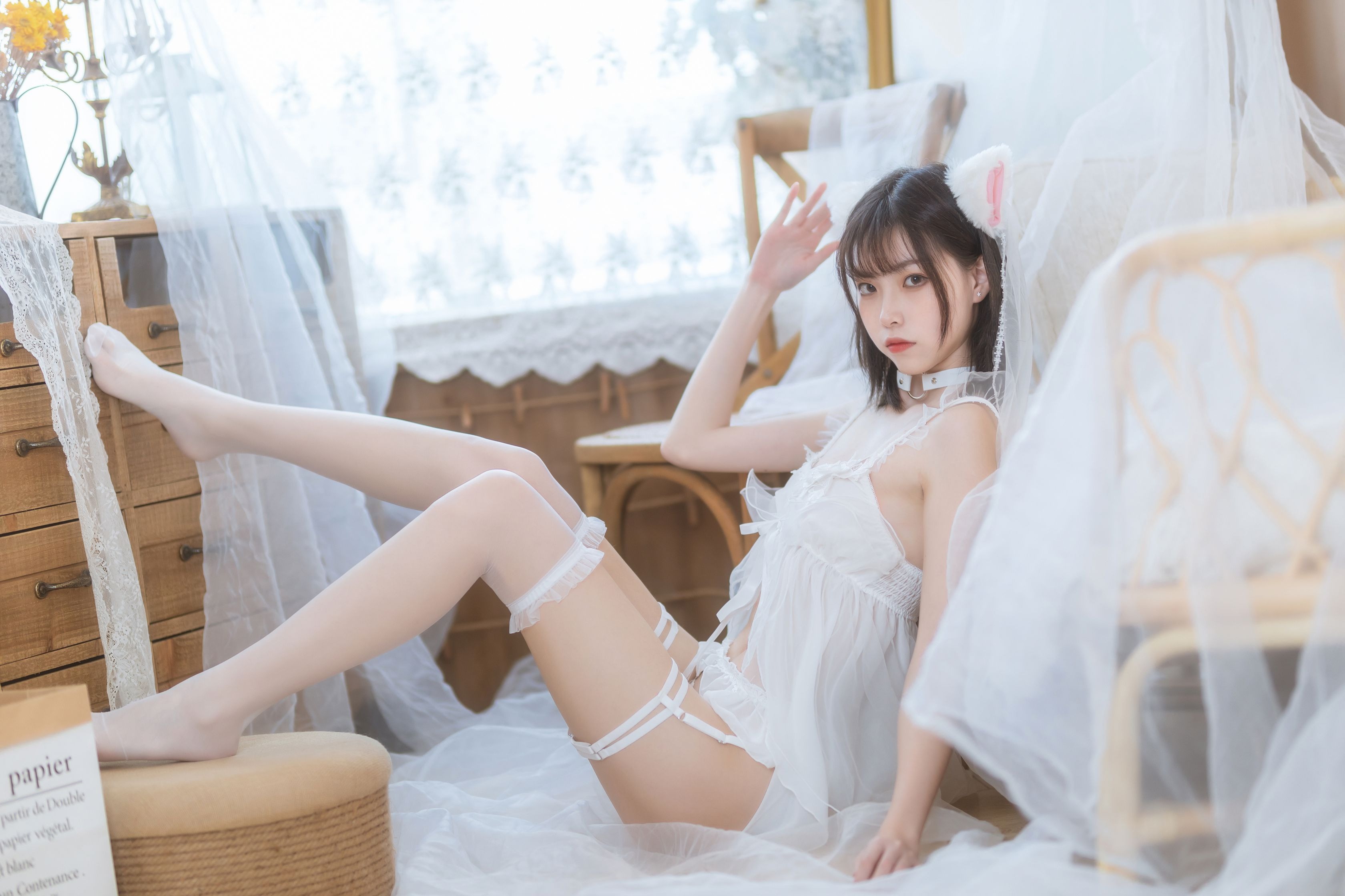 许岚LAN NO.003 少女白色裙[41P-627MB] 40