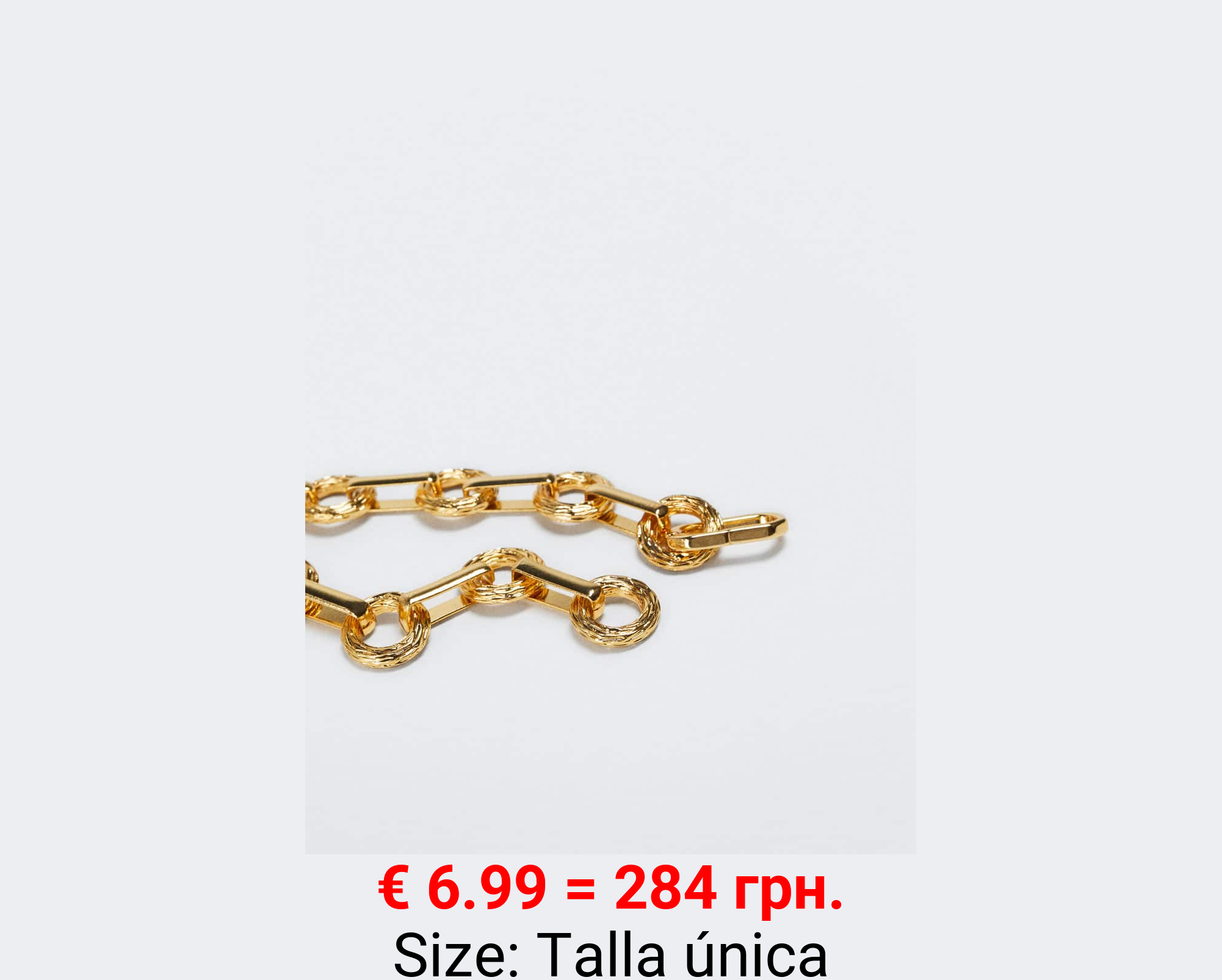 Pulsera cadena combinada