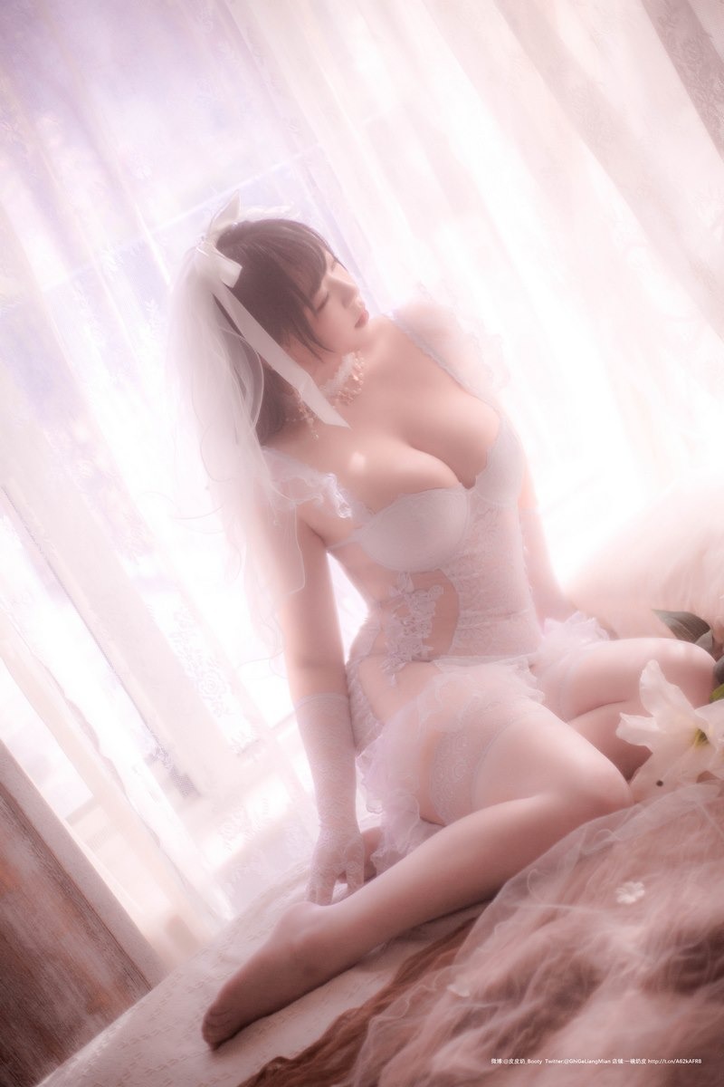 [Cos]皮皮奶-朦胧婚纱[66P] 31