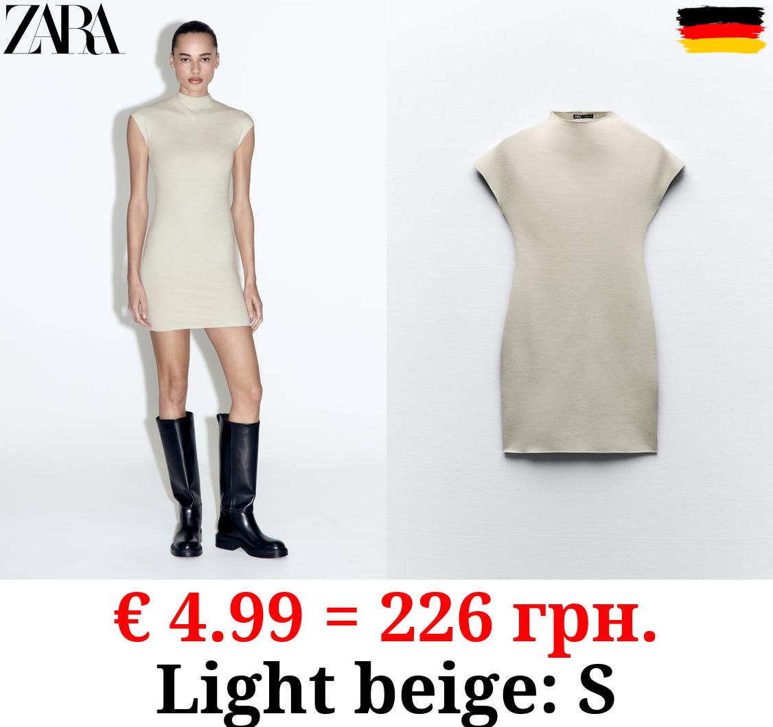 SHORT STRETCH KNIT DRESS