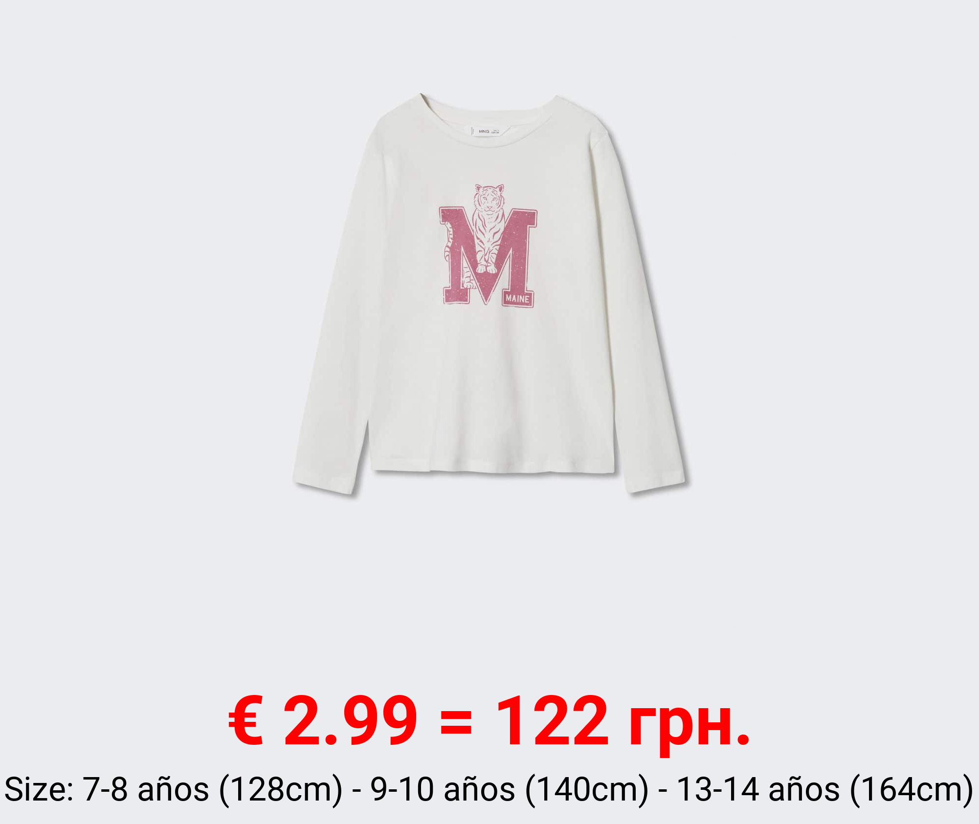 camiseta manga larga mensaje