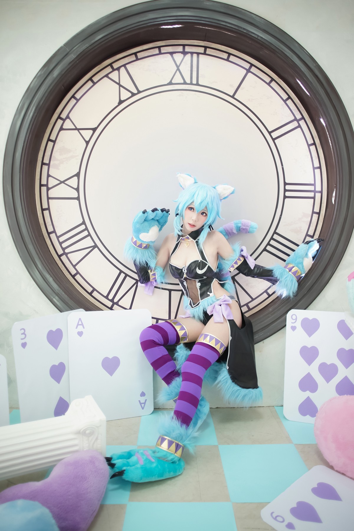 Cosplay ElyEE子 诗乃扑克猫 26