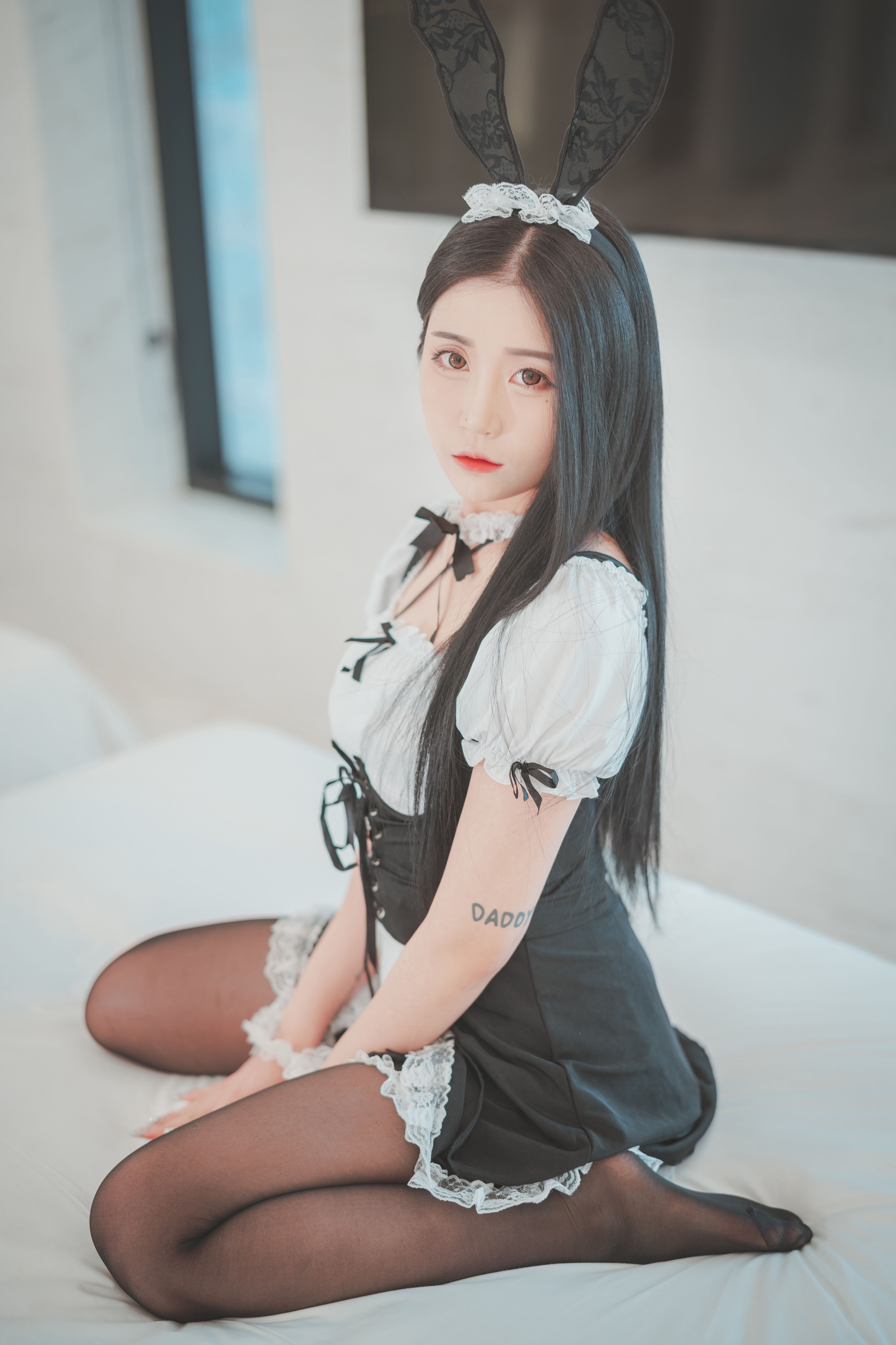 Bomi - Bomistry 黑丝兔兔女仆&小恶魔 45P 2