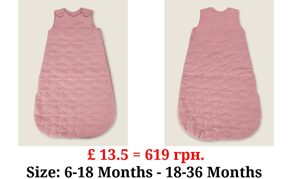 Pink Star Sleep Bag 2.5 Tog