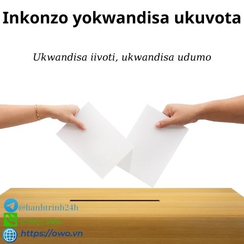 Inkonzo yokwandisa ukuvota: Inkonzo yokwandisa ukuvota iqinisekisa ukuba ilizwi lakho liya kuvakala, ukwandise imbuyekezo yakho kwiinkqubo zentando yesininzi.