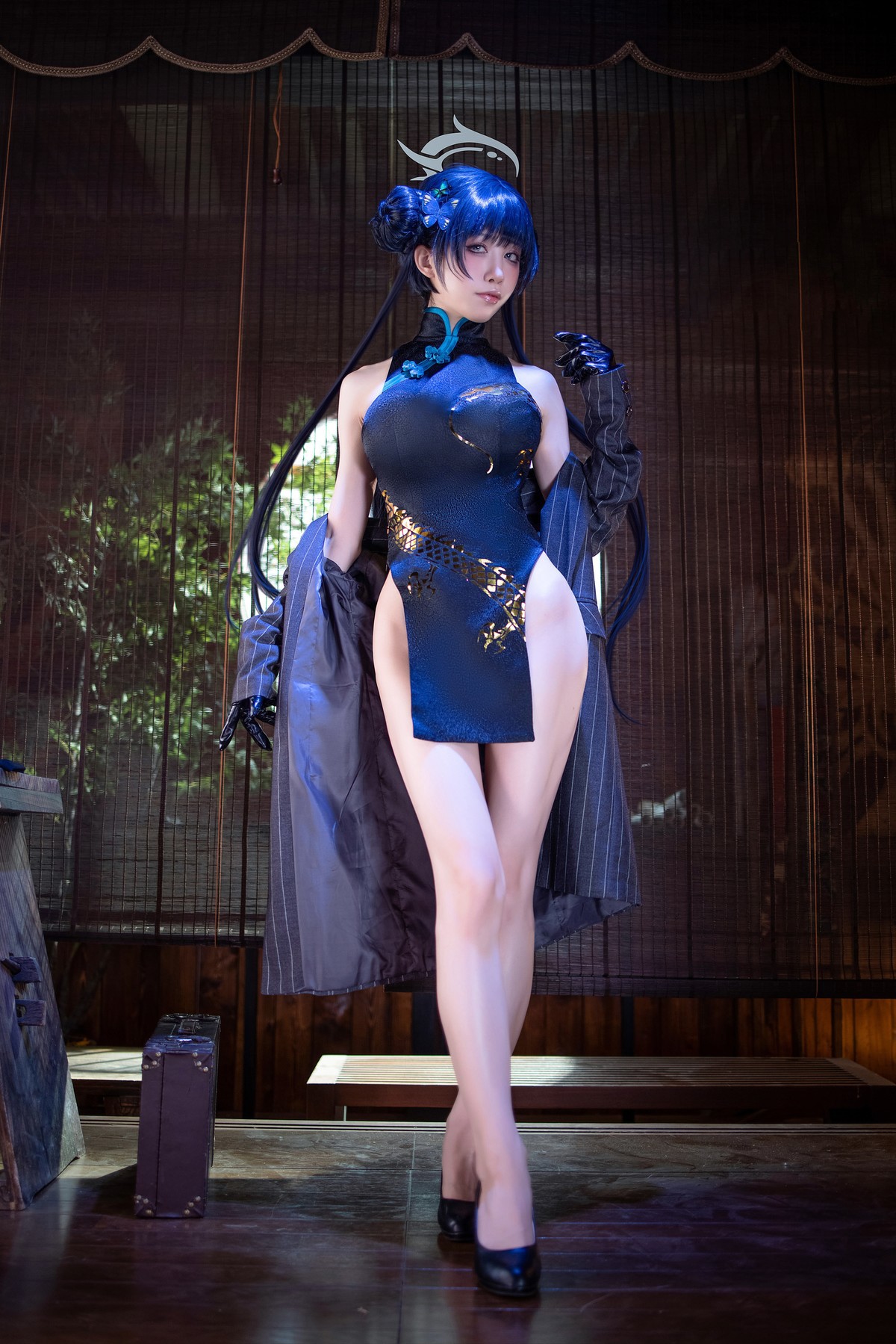 Cosplay 水淼Aqua 碧蓝档案 妃咲 Set.01 13