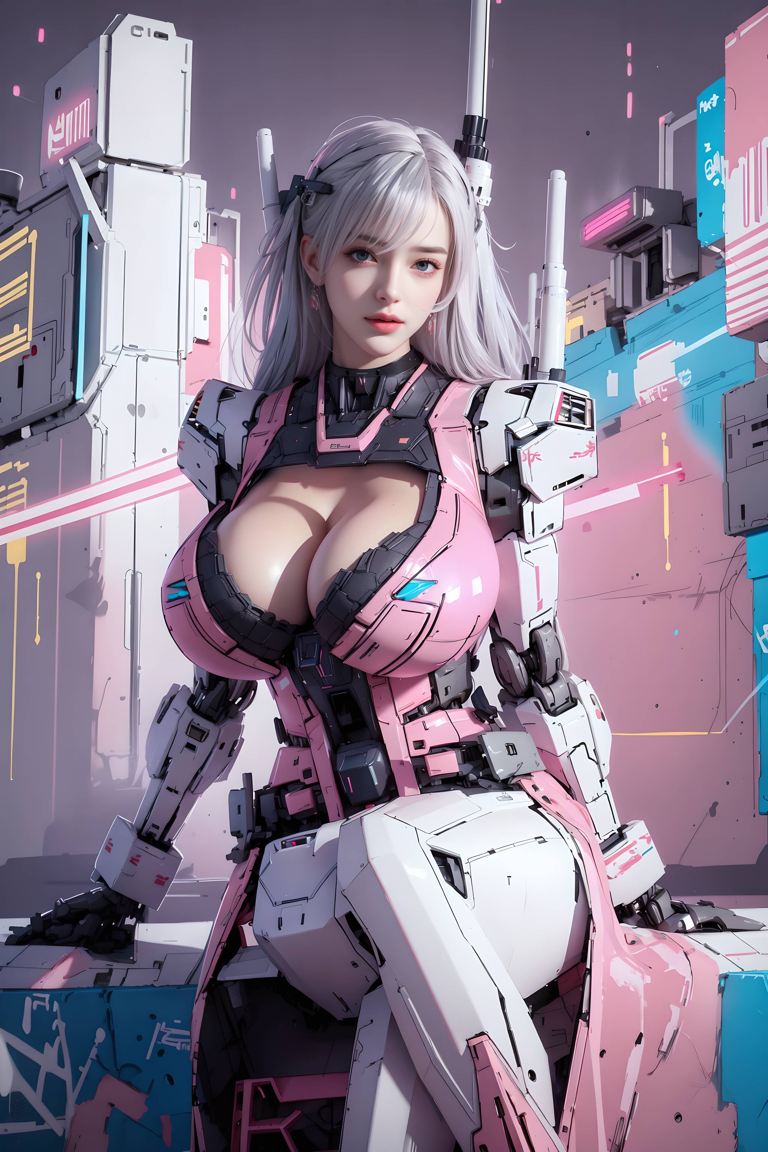 图片[19]-粉色高达_机甲少女-六色网