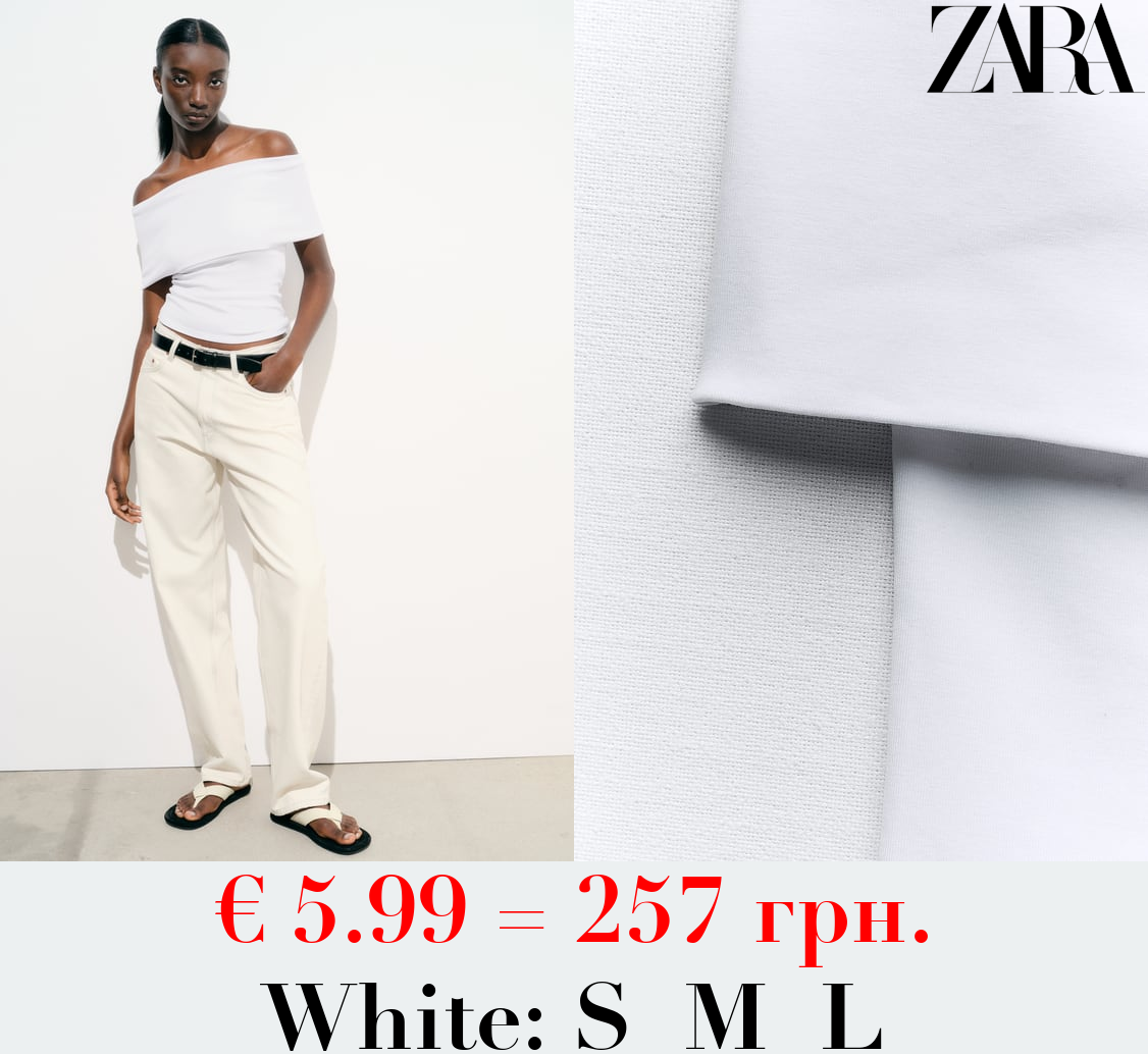 OFF-THE-SHOULDER TOP