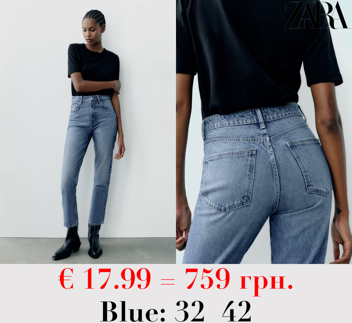 TRF MOM FIT HIGH-WAIST JEANS