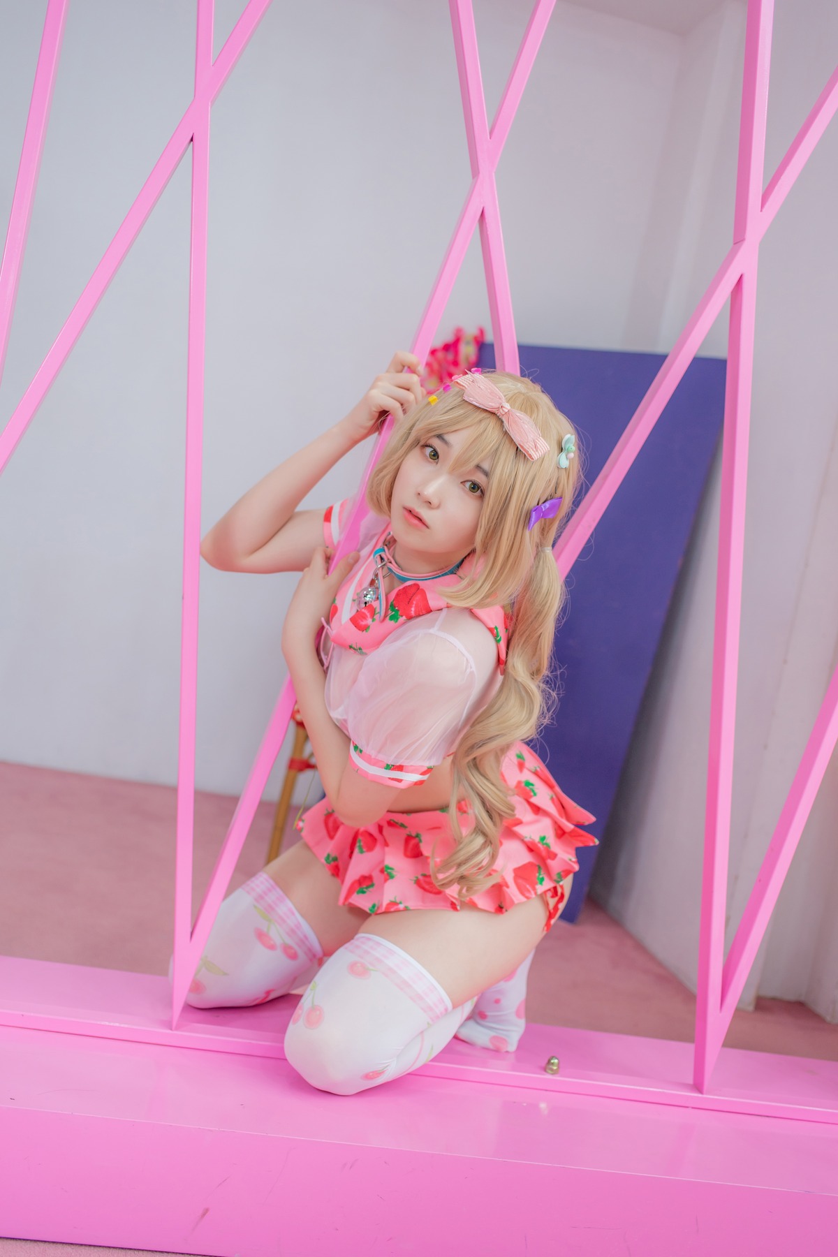 Bambi 밤비, [CreamSoda] Over knee socks Set.01 32