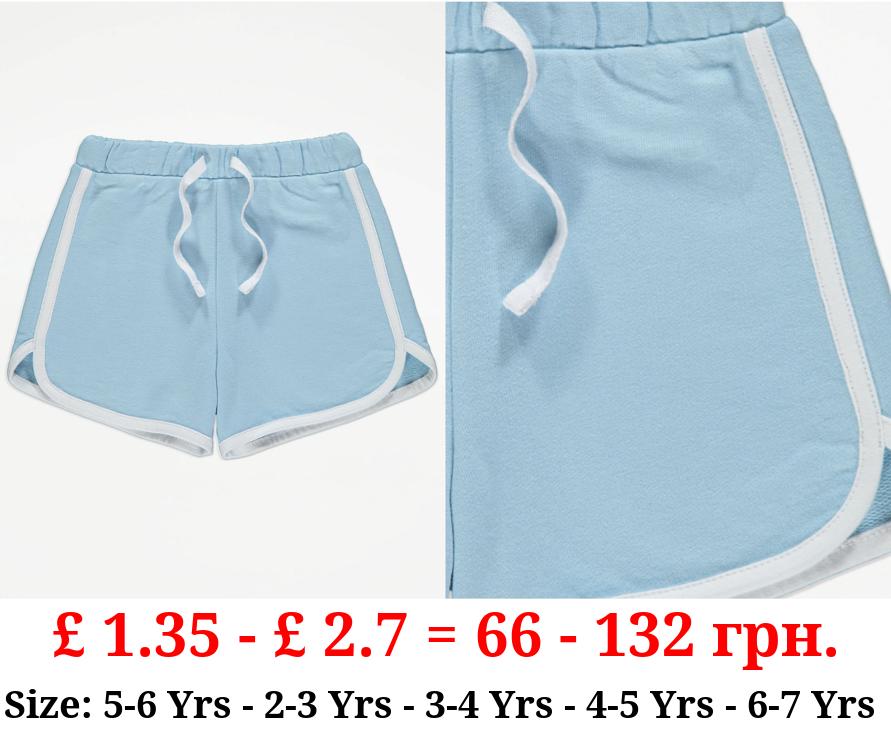 Light Blue Runner Shorts