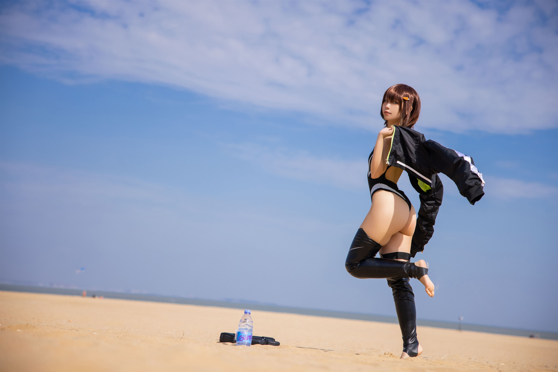 Cosplay G44不会受伤 水泳部的部長 35