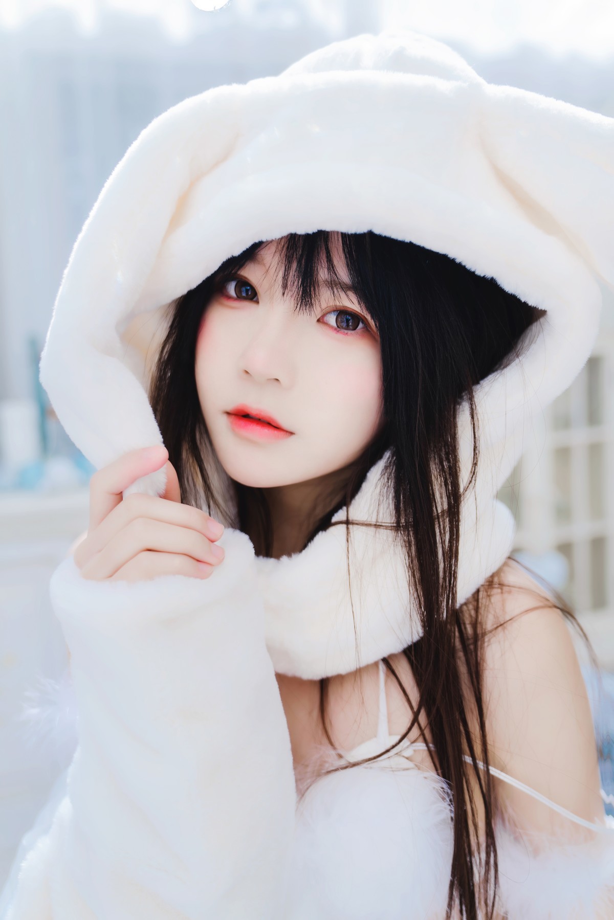 Cosplay 桜桃喵 小白兔 Set.01 44