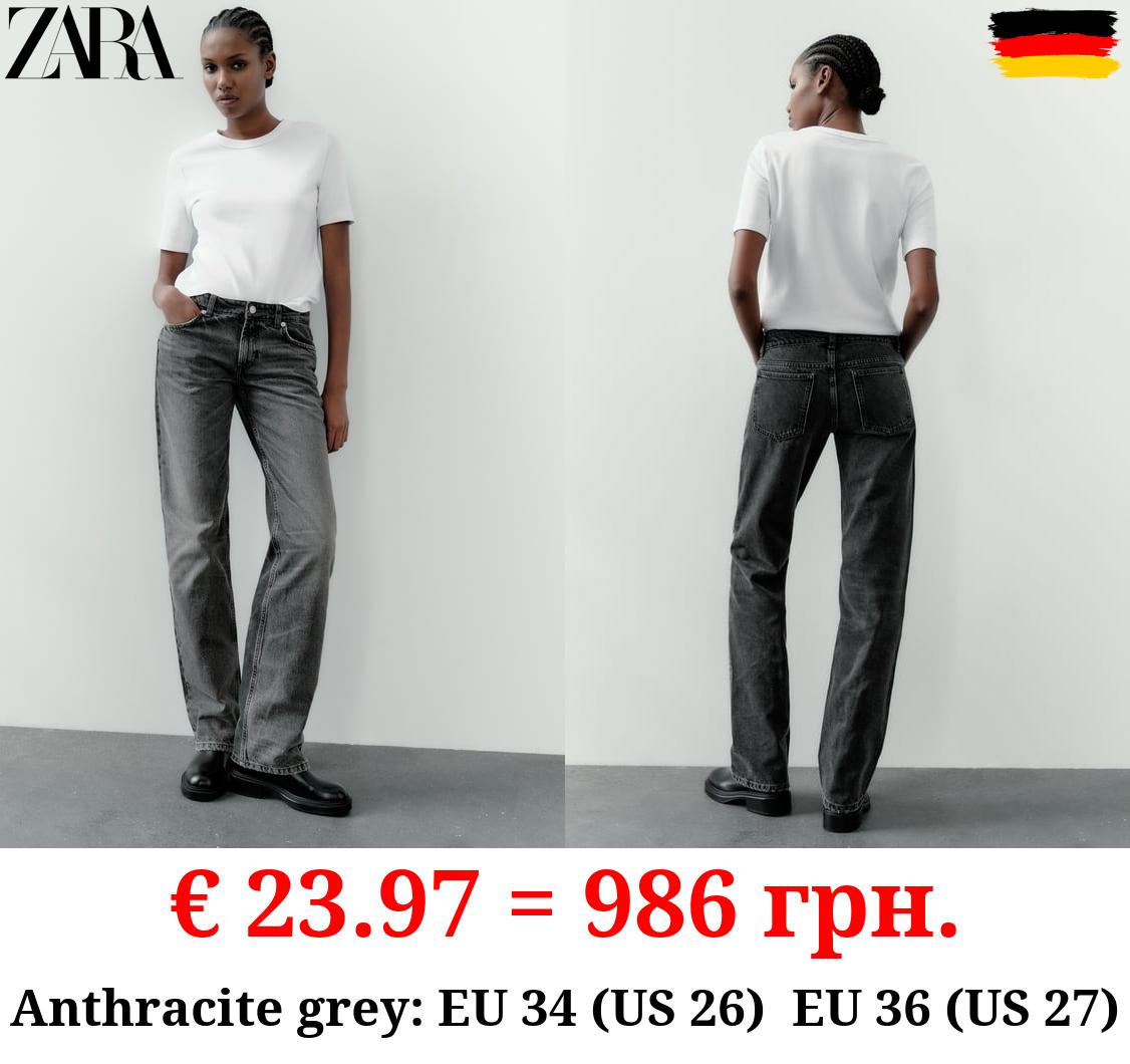 TRF STRAIGHT LOW-RISE JEANS