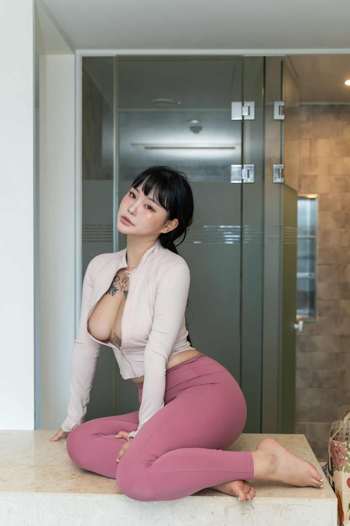 Jeon BoYeon 전보연, [Patreon] Nude Leggings 17