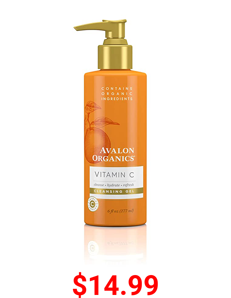 Avalon Organics Cleansing Gel with Vitamin C, 6 Oz