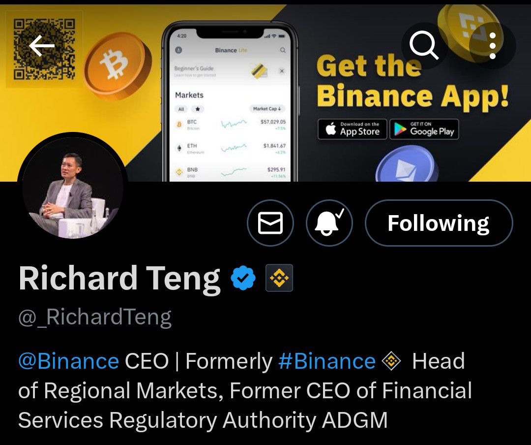 Richard Teng Has Been Named The New Ceo Of Binance Telegraph 6020