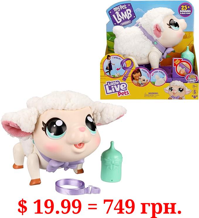Little Live Pets - My Pet Lamb | Soft and Wooly Interactive Toy Lamb That Walks, Dances 25+ Sounds & Reactions. Batteries Included. for Kids Ages 5+