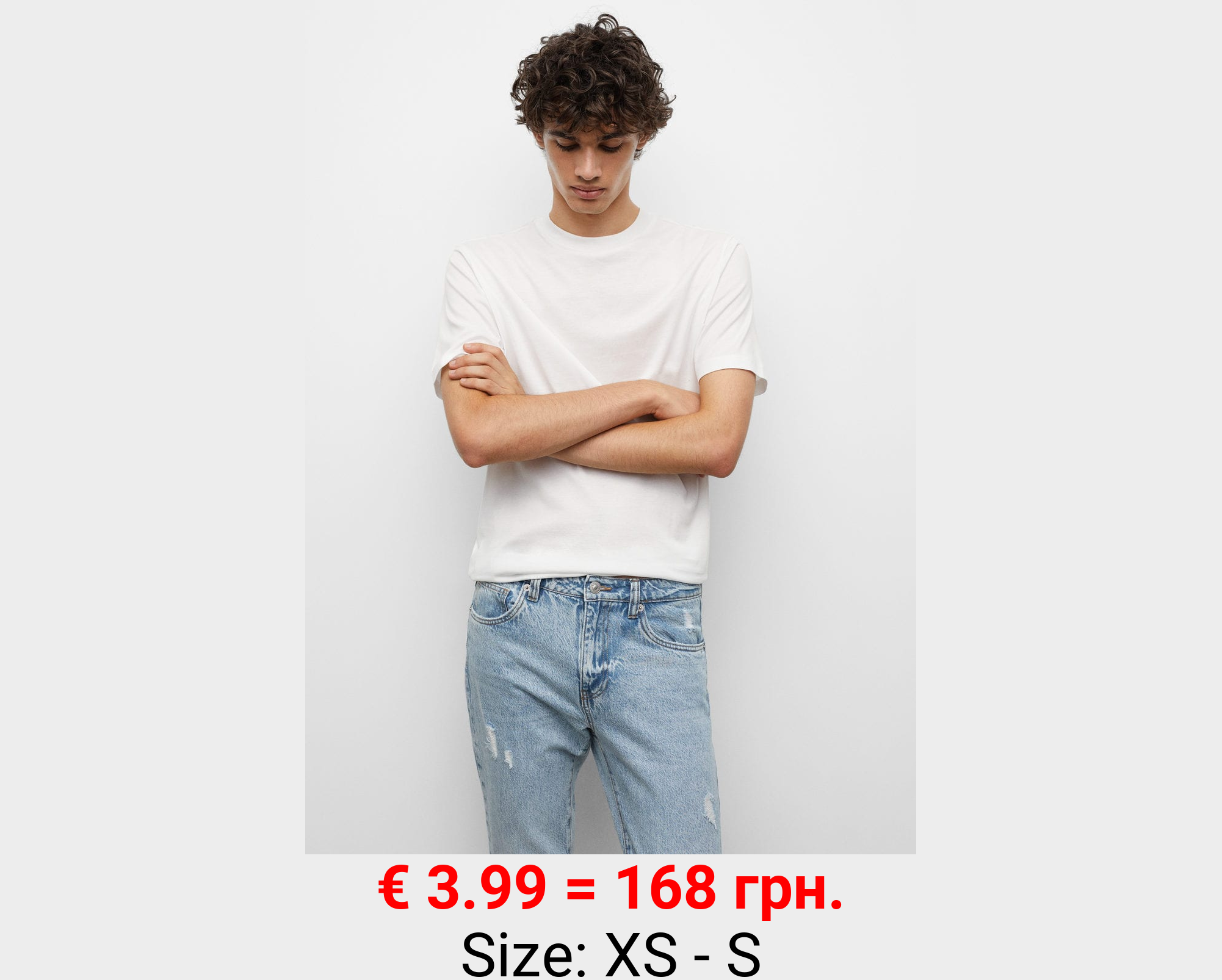 Jeans rectos tobilleros