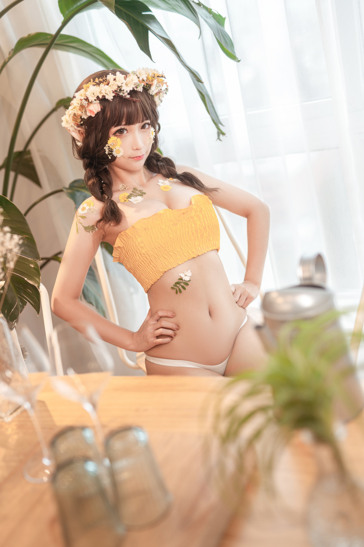 Cosplay 蠢沫沫Chunmomo 《尖耳国度》花精灵 32
