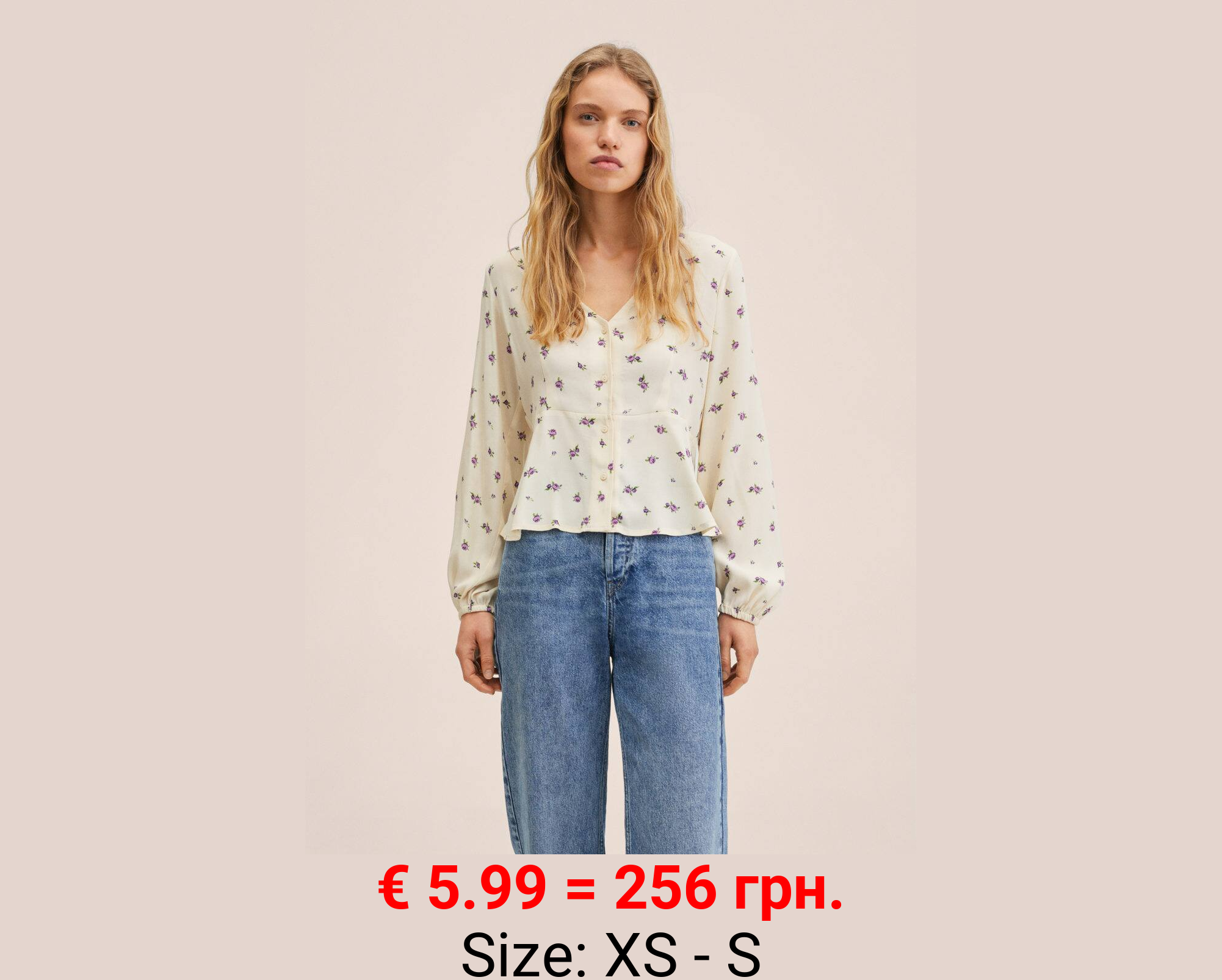 Blusa estampado flores