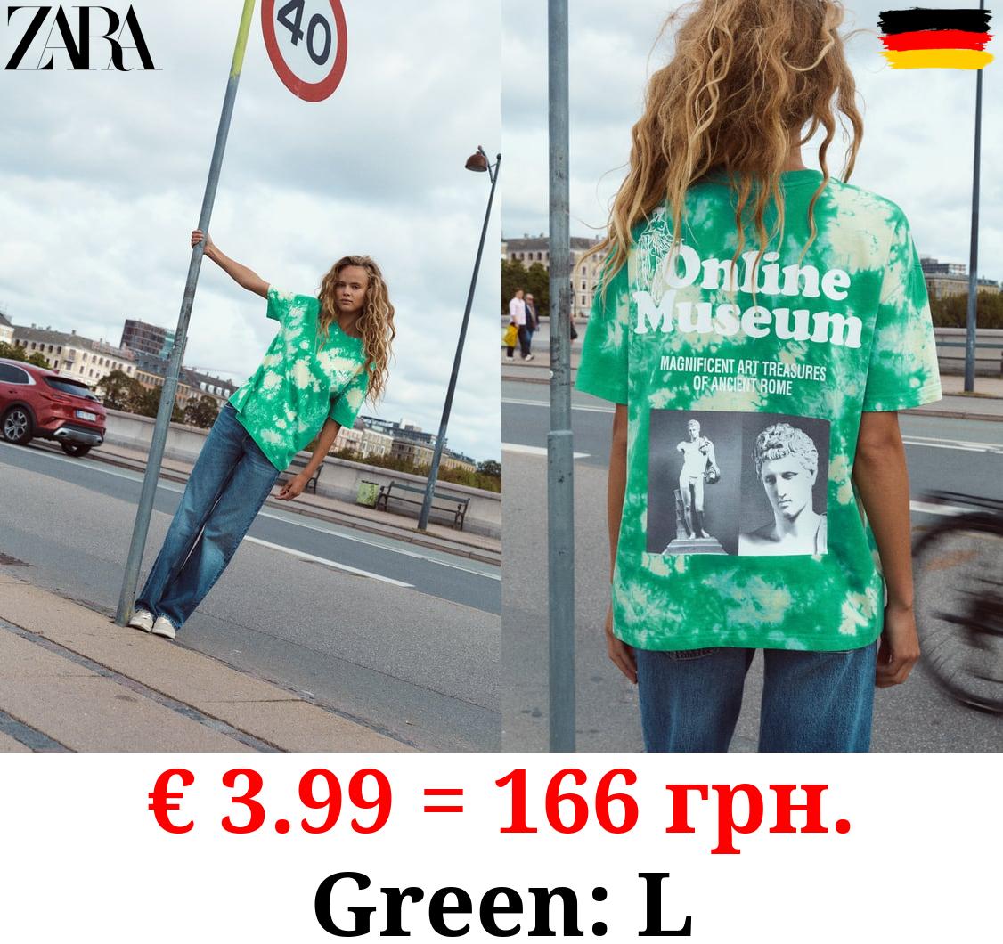 TIE-DYE ROMAN ART T-SHIRT