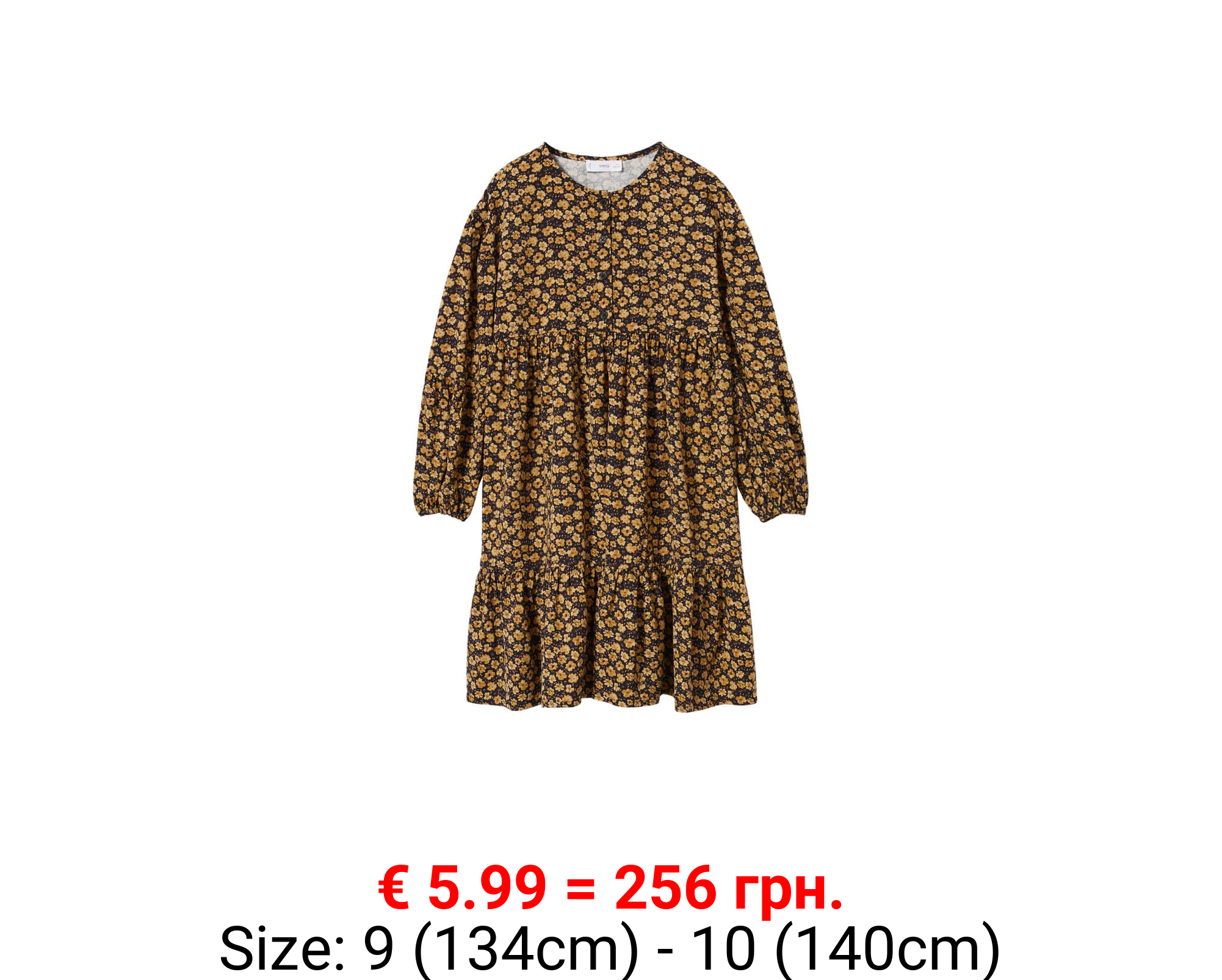 Vestido estampado flores