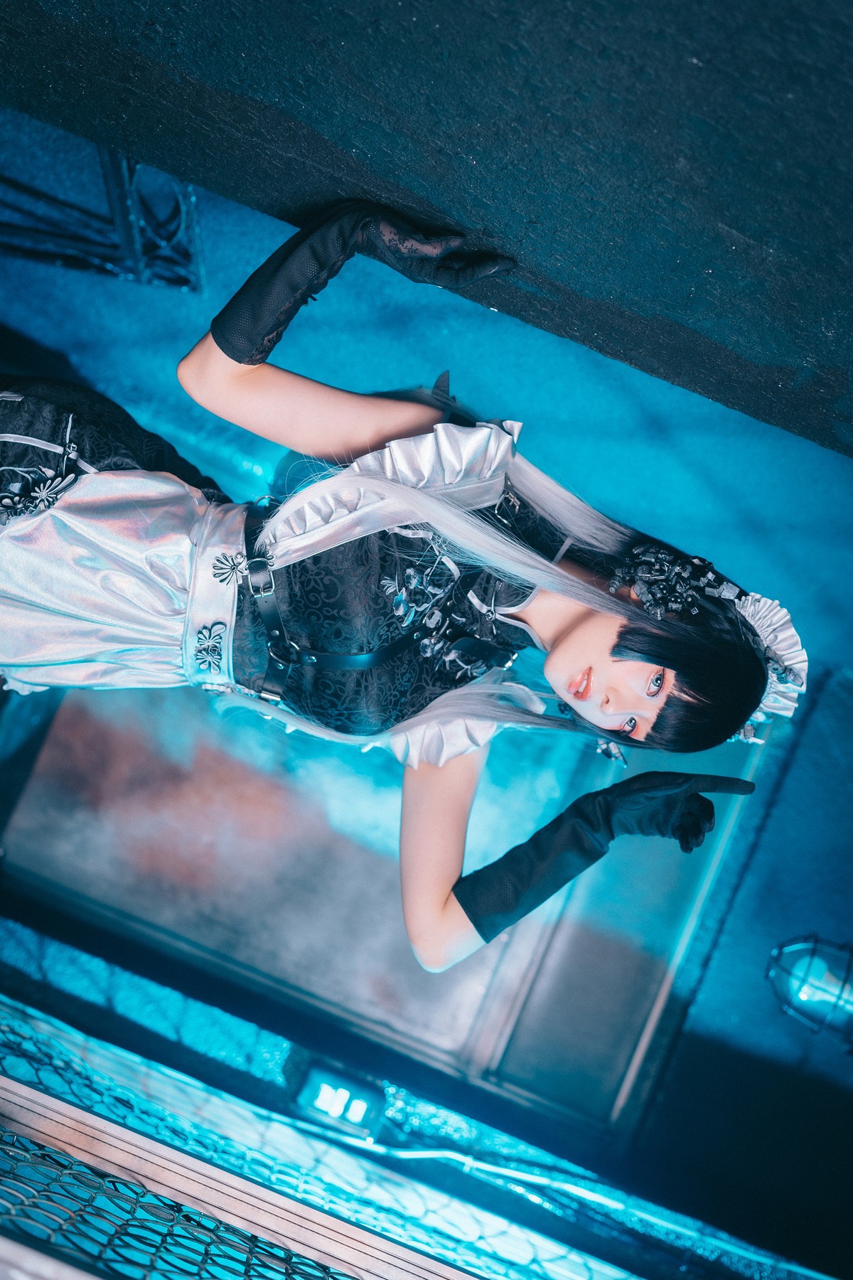 Cosplay ElyEE子 賽博女僕 Melanite黑榴石 22