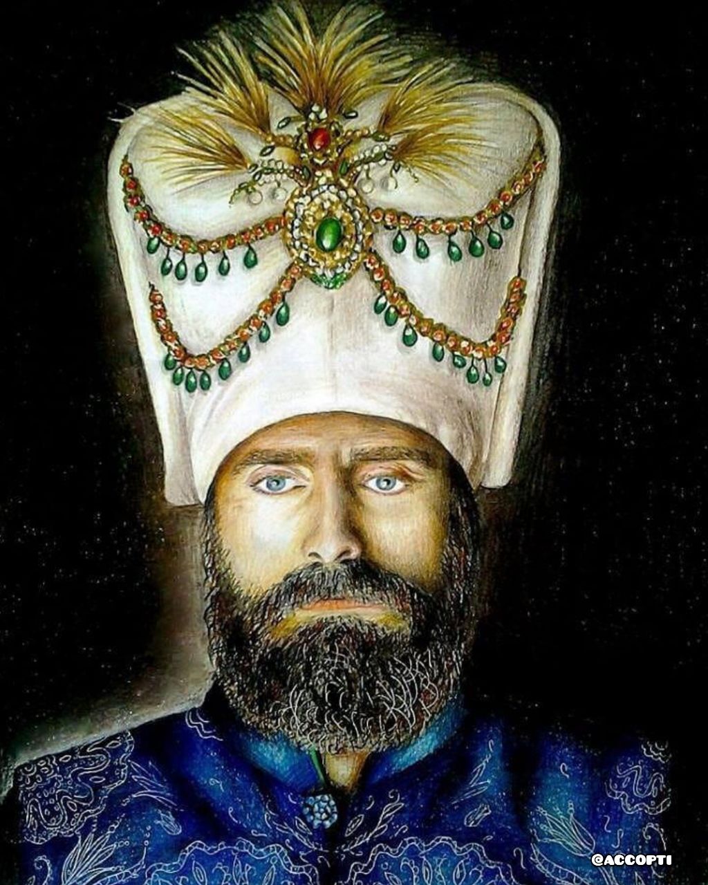 Головной убор турецкого султана. Османская Империя Сулейман 1.