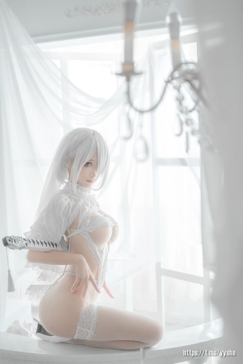 蠢沫沫 - 2B 白婚纱 [59P] 23