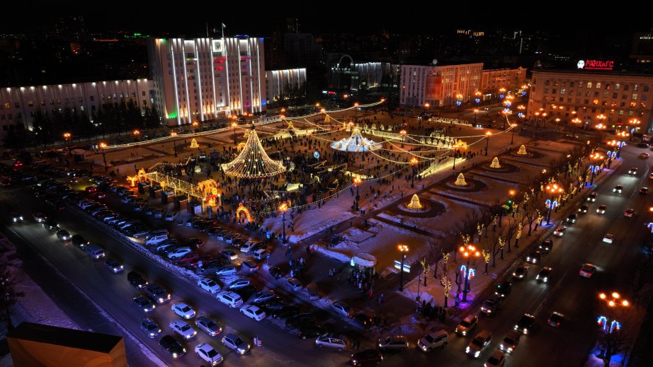 На главной краевой площади Хабаровска откроется новогодний городок