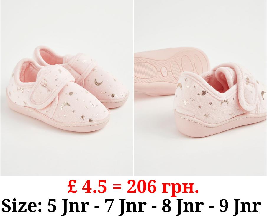 Pink Moon Cupsole Slippers