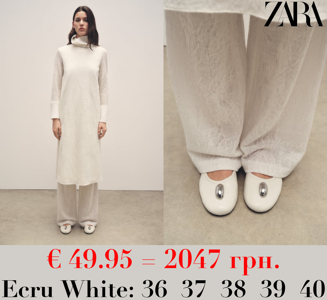 SOFT LEATHER BALLET FLATS