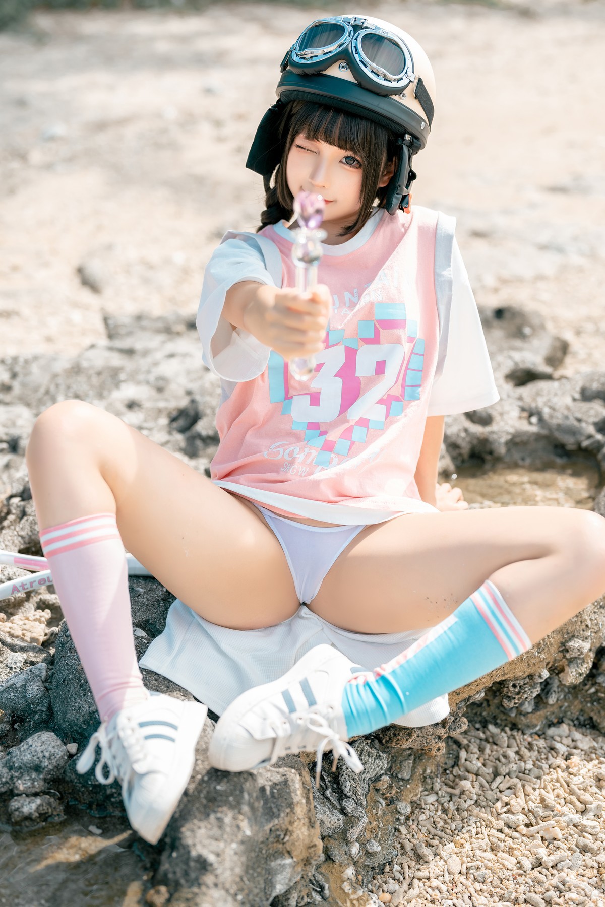 Cosplay 蠢沫沫 Chunmomo Electric Car Set.02 34