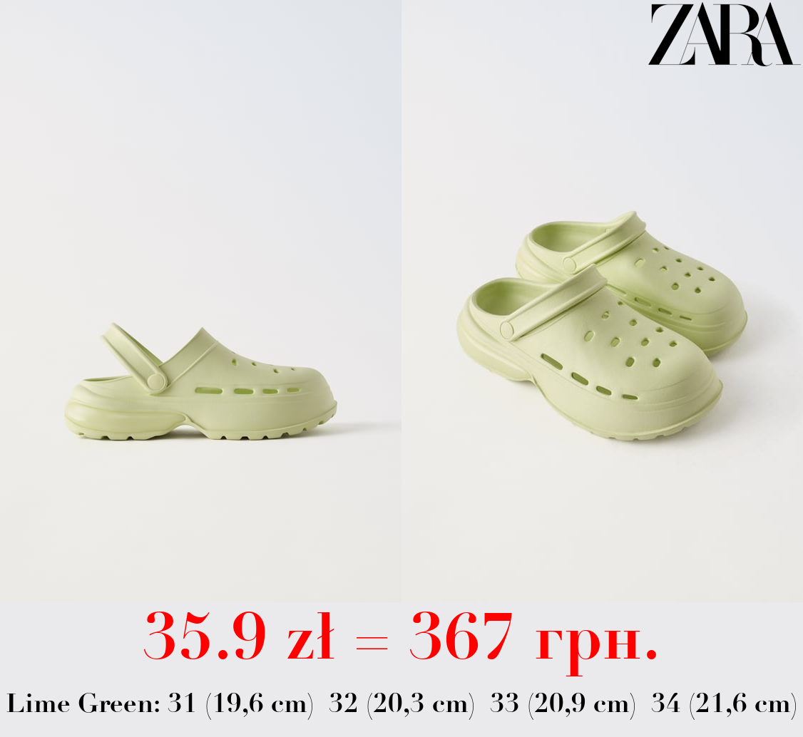 CLOGS WITH AIR CUSHION