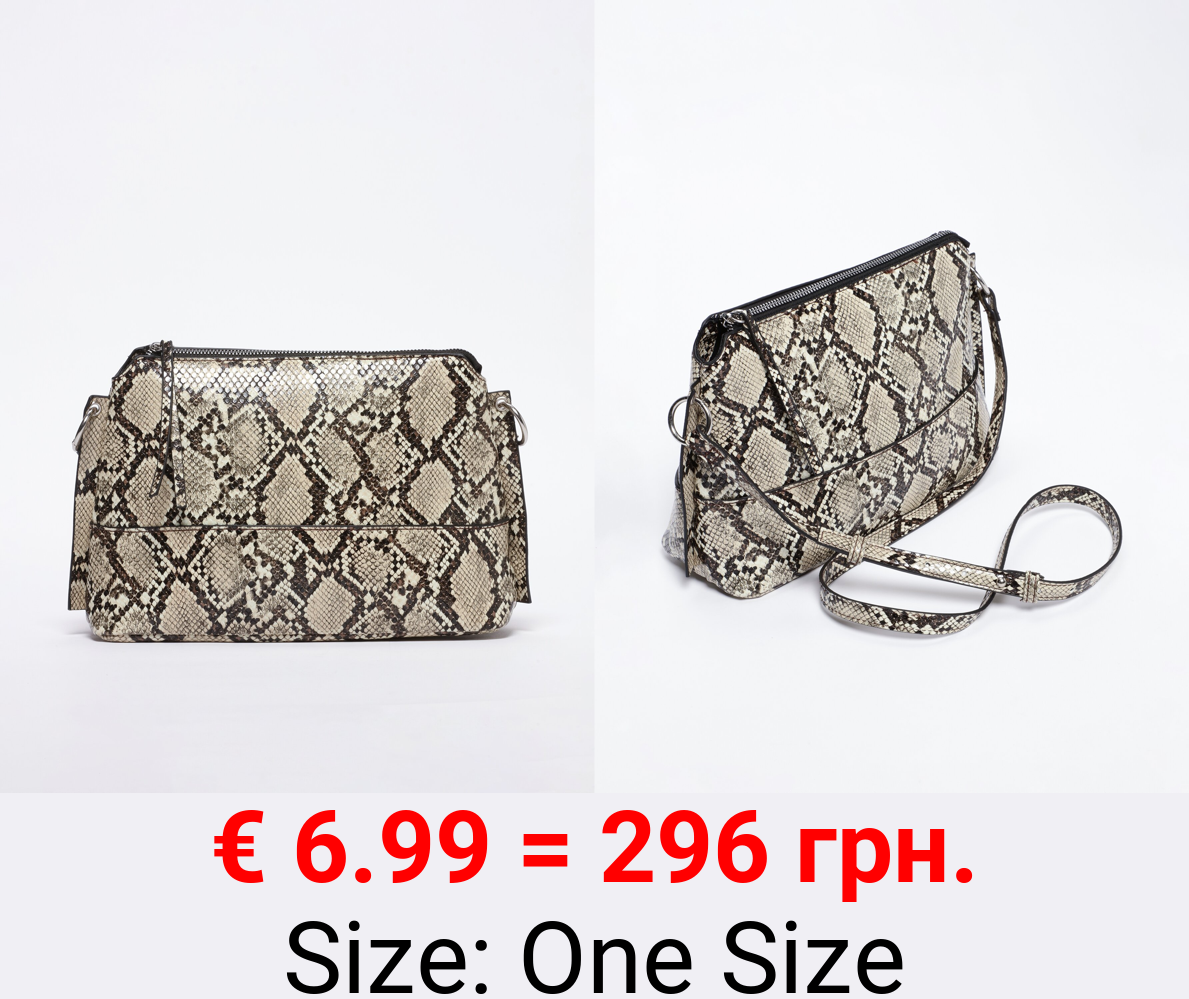 Faux leather handbag