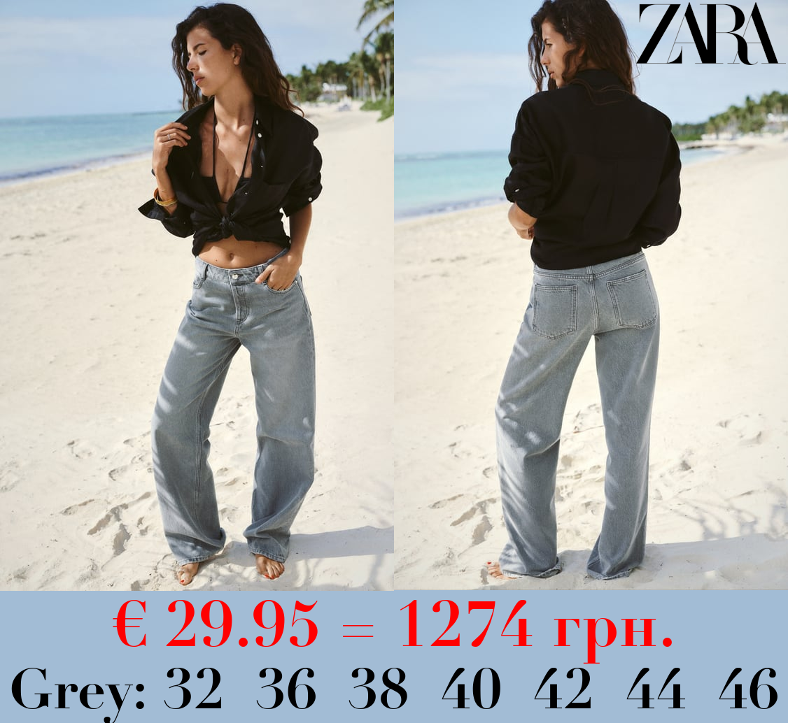 Z1975 STRAIGHT-FIT MID-RISE LONG LENGTH JEANS
