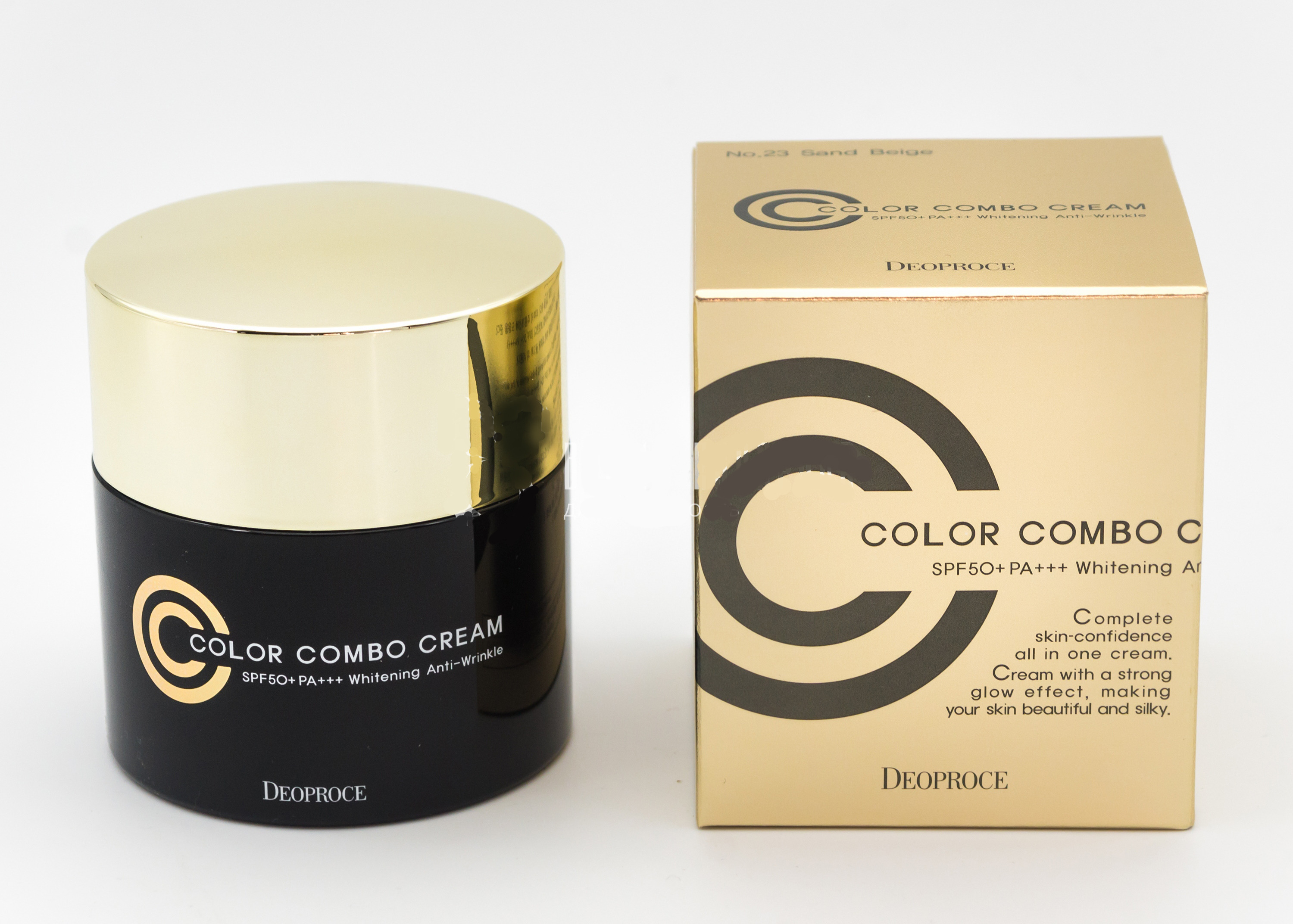 Комбо лица. Deoproce Color Combo Cream spf50+/pa+++.